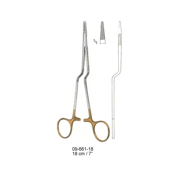 Needle holders with Tungsten carbide