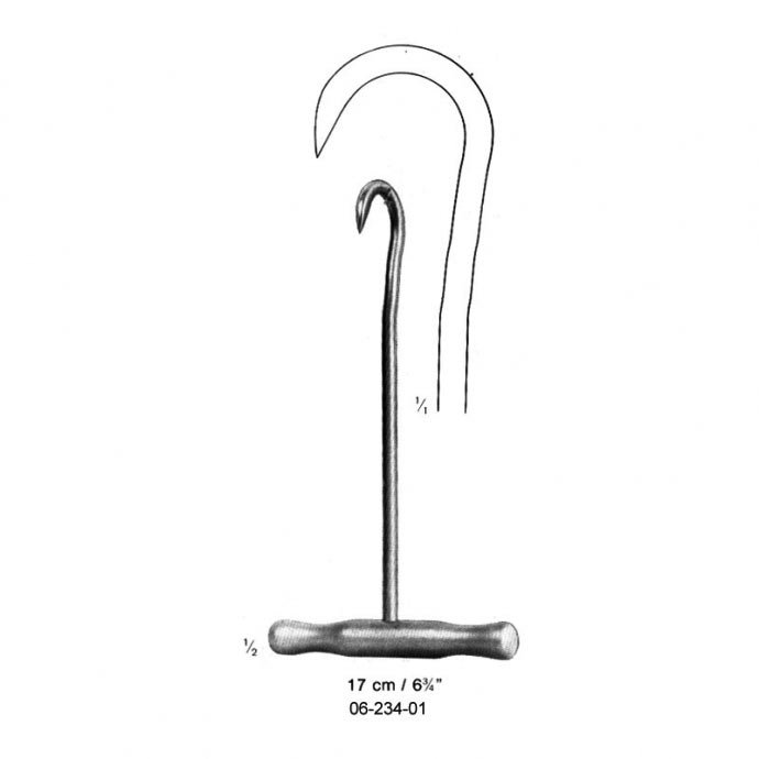 Retractor, 17 cm