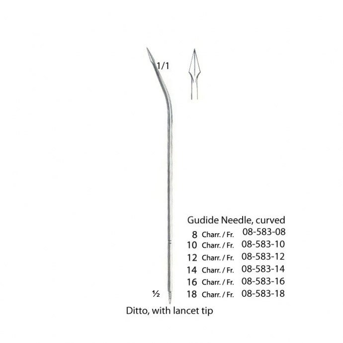 Guide Needle,ditto , with lancet tip