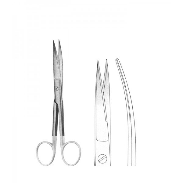 SCISSORS WITH TUNGSTEN CARBIDE INSERTS