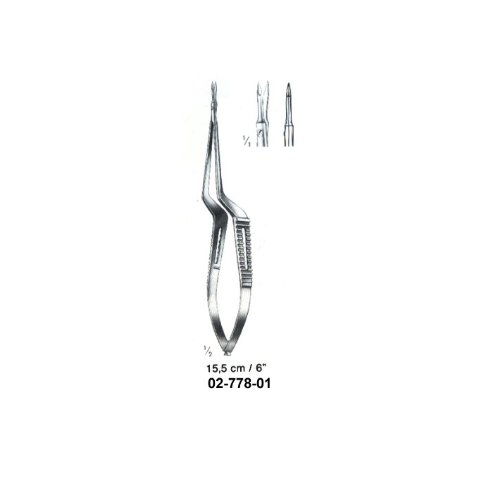  Micro Scissor, 15.5 cm - Straight