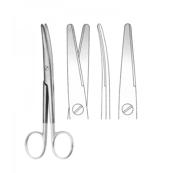 SCISSORS WITH TUNGSTEN CARBIDE INSERTS