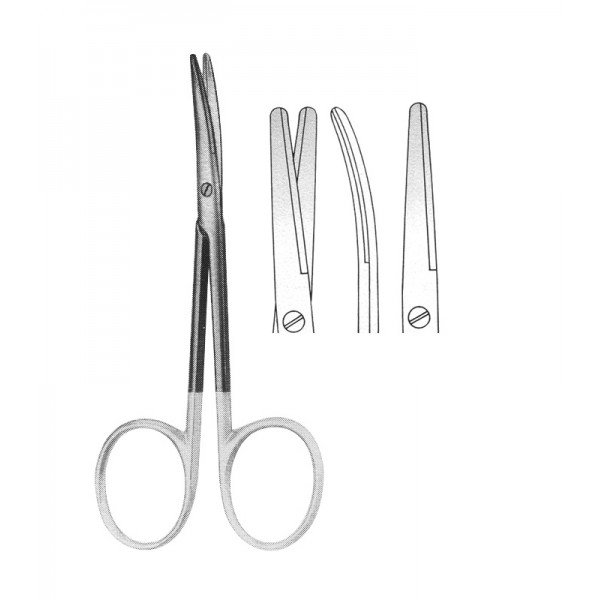 SCISSORS WITH TUNGSTEN CARBIDE INSERTS