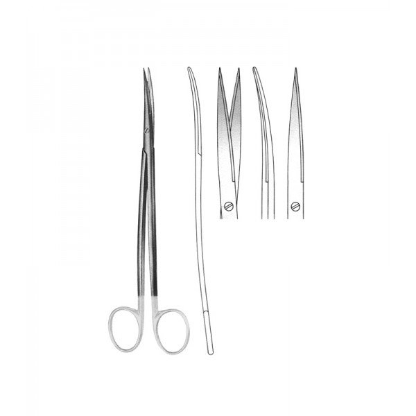 SCISSORS WITH TUNGSTEN CARBIDE INSERTS