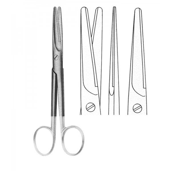 SCISSORS WITH TUNGSTEN CARBIDE INSERTS