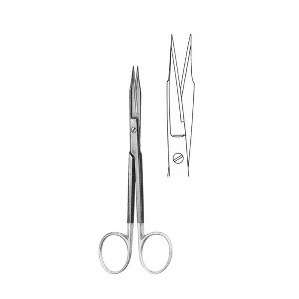 SCISSORS WITH TUNGSTEN CARBIDE INSERTS